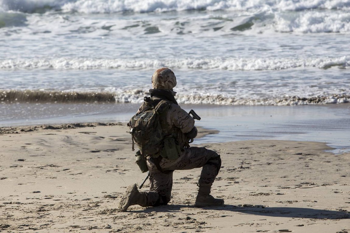 Dentro del ejercicio Marfibex de la Armada Española (II)