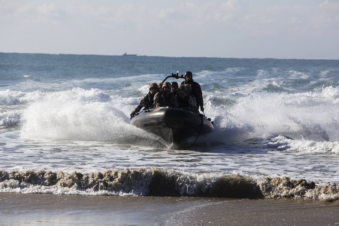 Dentro del ejercicio Marfibex de la Armada Española (II)