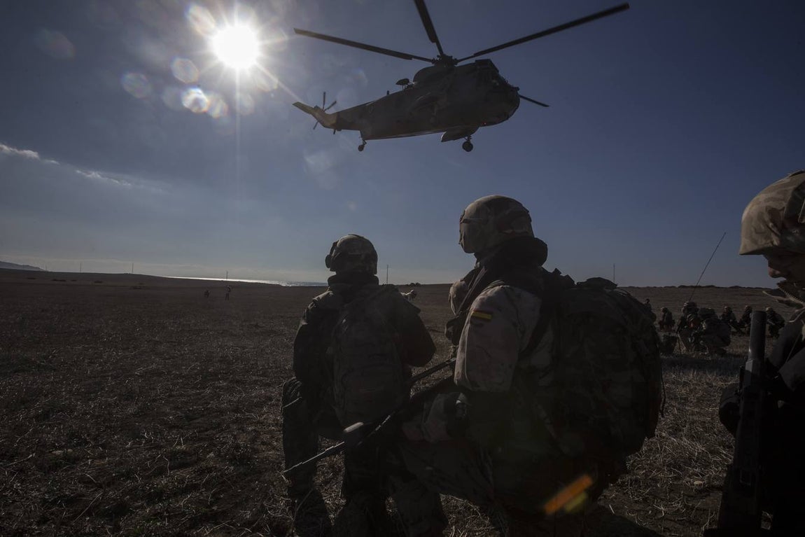 Dentro del ejercicio Marfibex de la Armada Española (II)