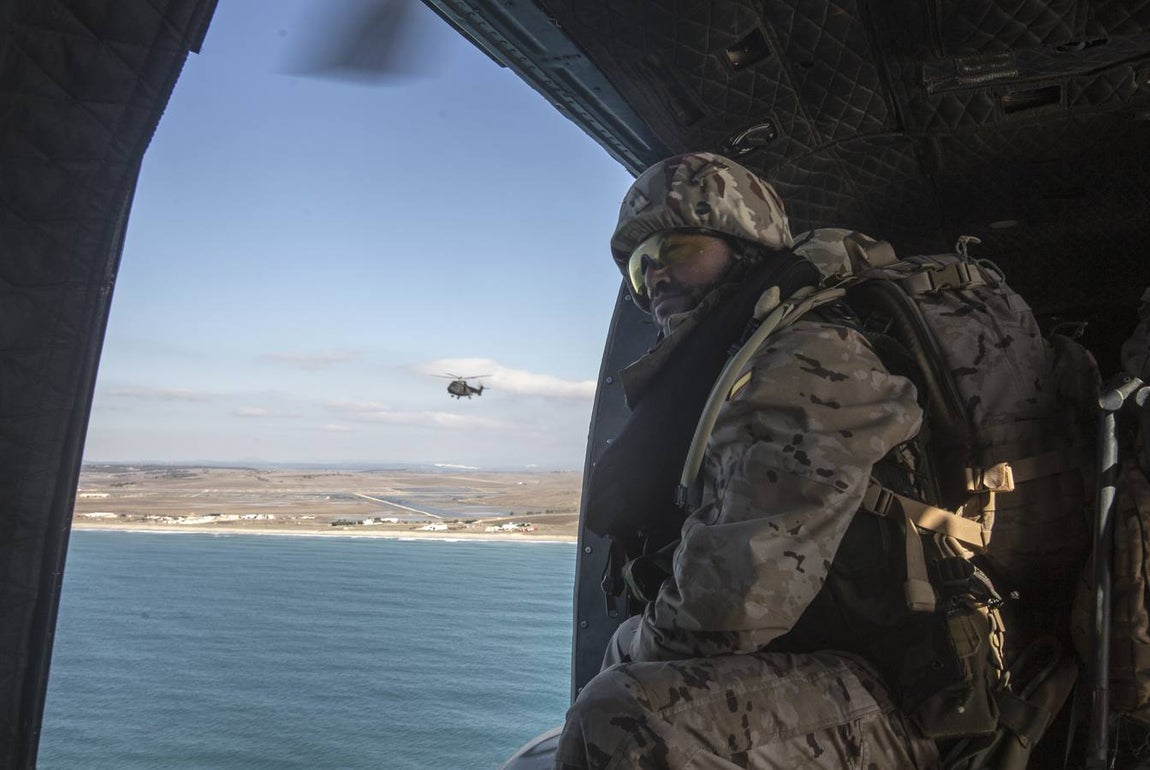 Dentro del ejercicio Marfibex de la Armada Española (II)