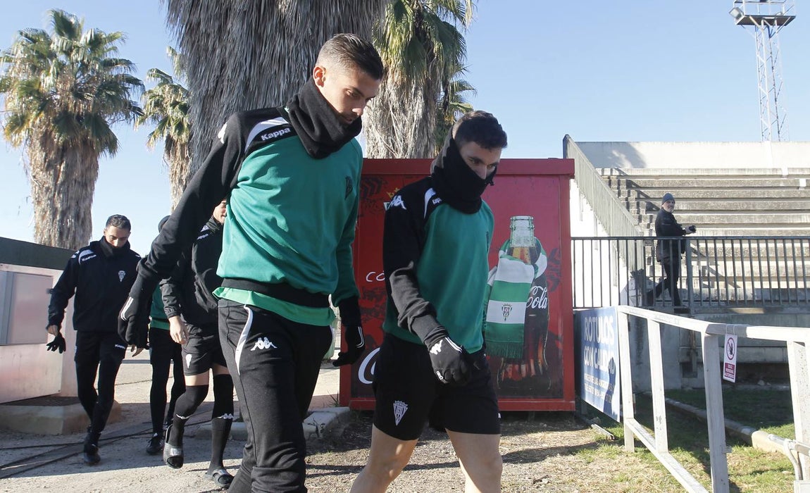 Imágenes del primer día de Jorge Romero como técnico del Córdoba CF
