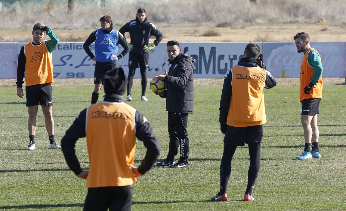 Imágenes del primer día de Jorge Romero como técnico del Córdoba CF