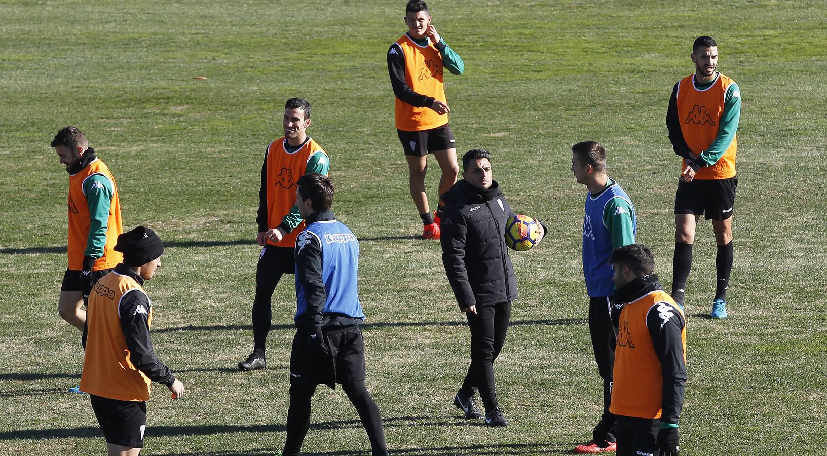 Imágenes del primer día de Jorge Romero como técnico del Córdoba CF