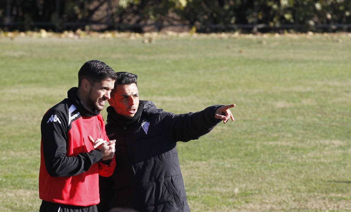 Imágenes del primer día de Jorge Romero como técnico del Córdoba CF