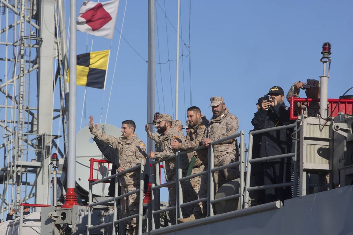 La fragata &#039;Santa María&#039; parte hacia la operación &#039;Sophia&#039; (II)