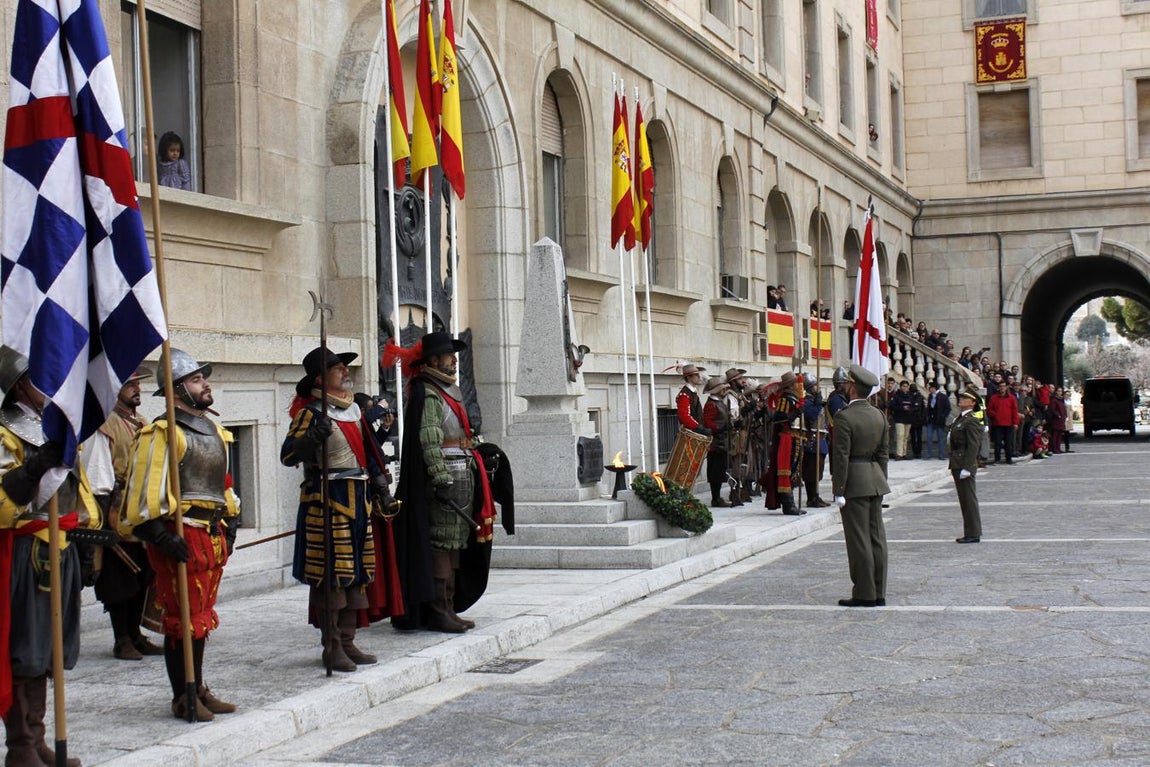 El acto castrense de la Academia de Infantería, en imágenes