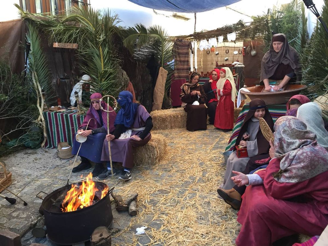 Belen viviente en Medina. 