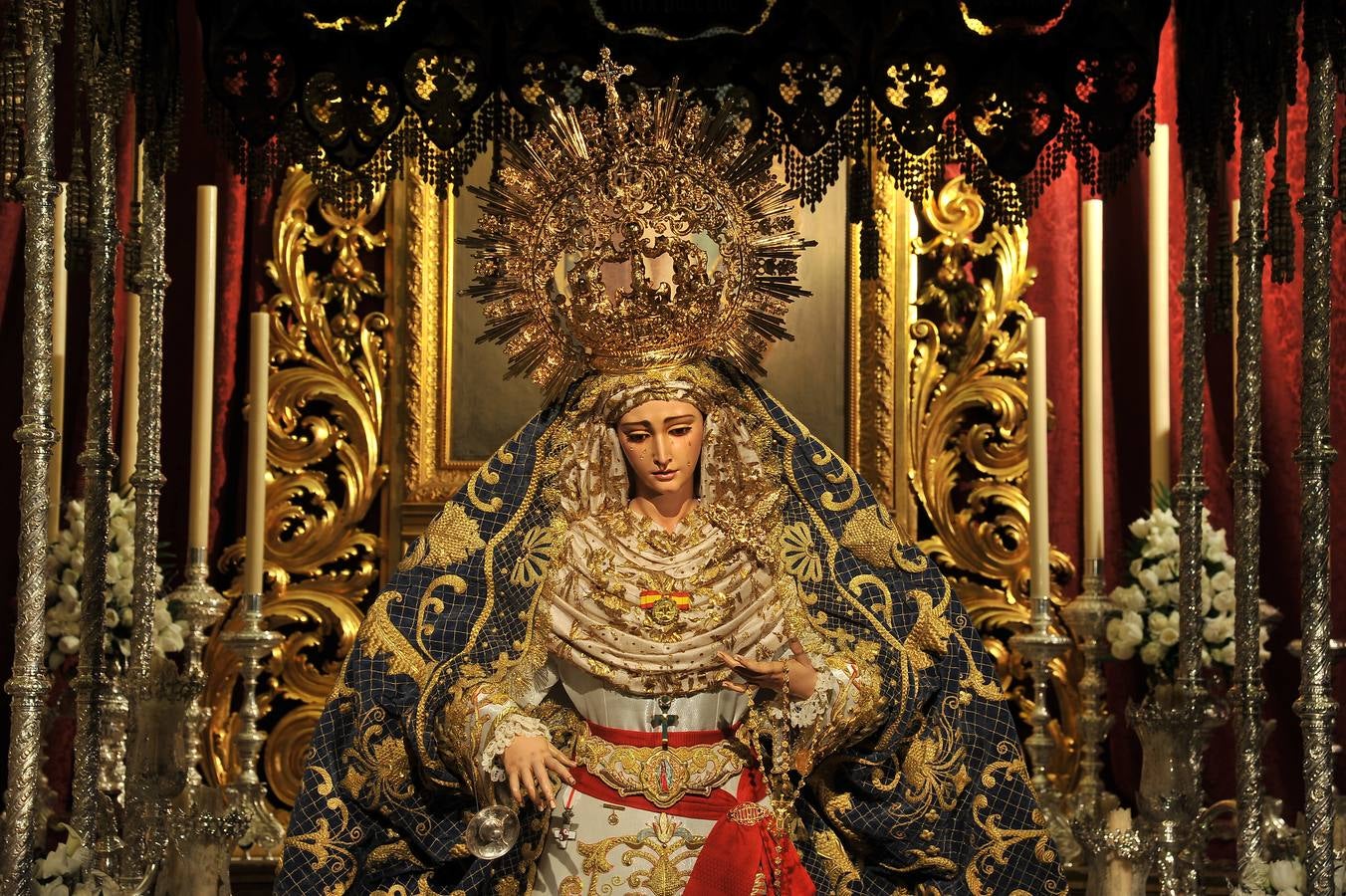 Galería del besamanos de la Virgen de Guadalupe