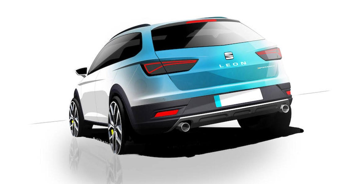 Boceto del Seat León X-Perience. 