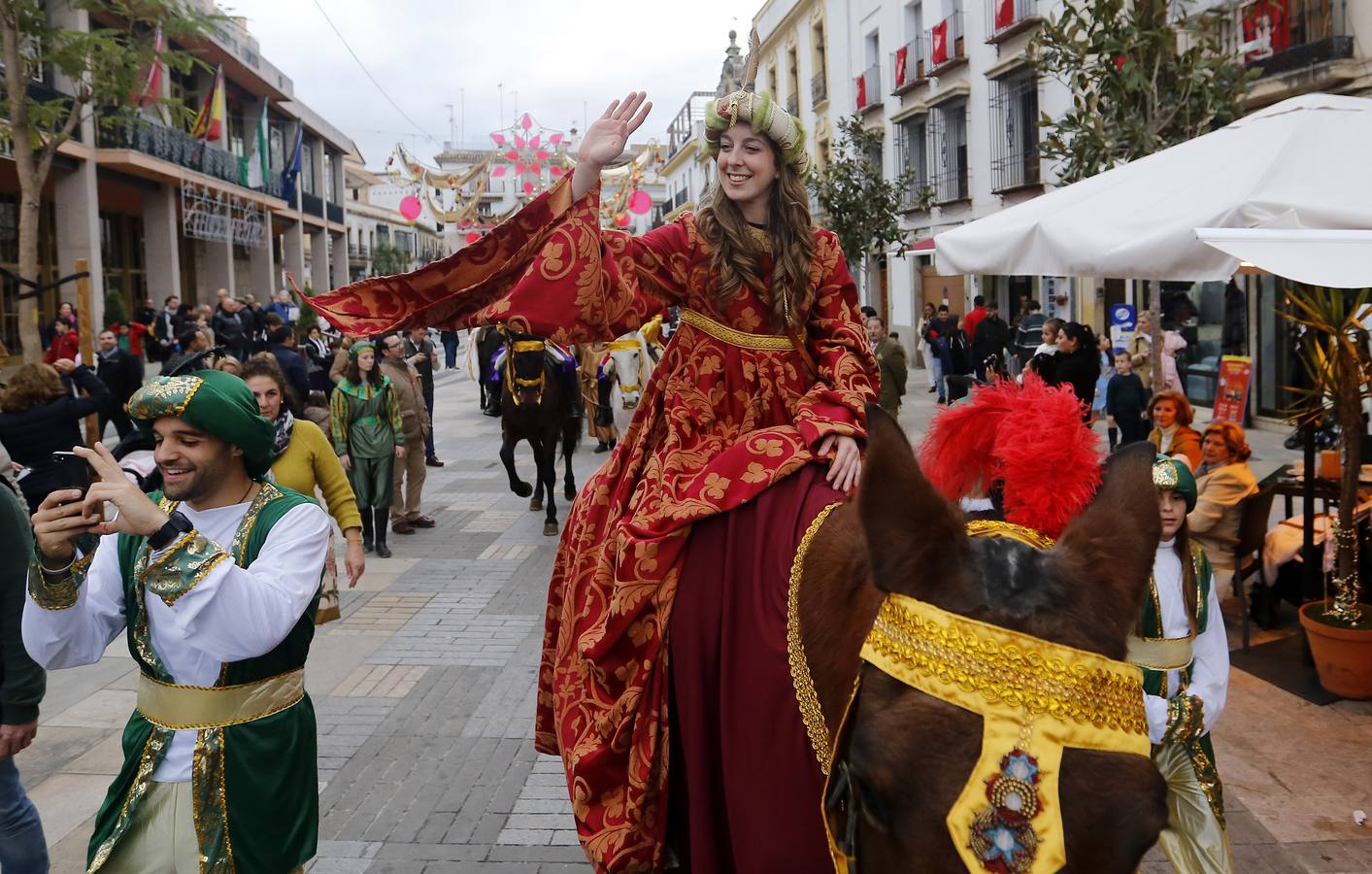 Las mejores imágenes de la visita de la cartera real a Córdoba