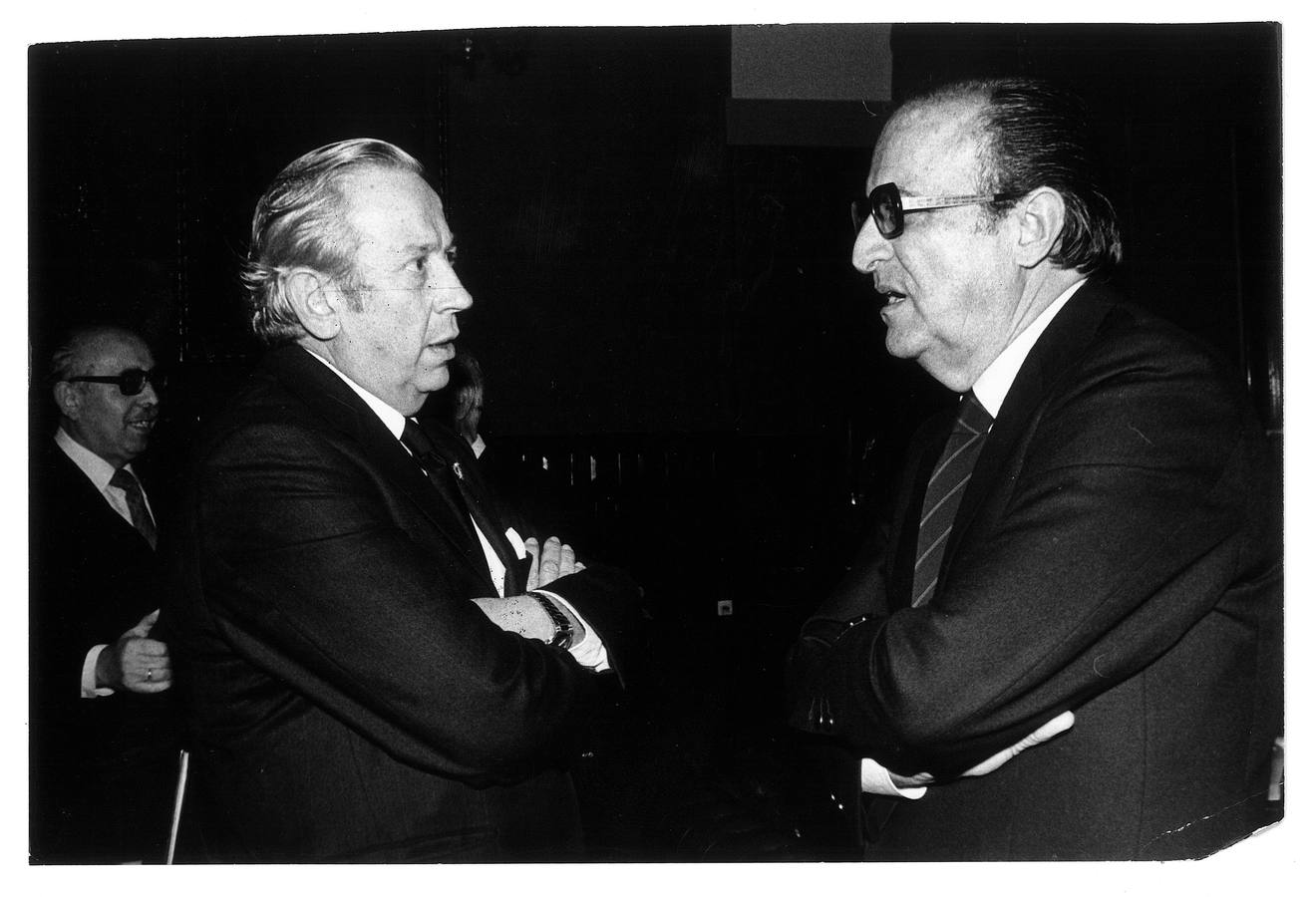 En diciembre de 1984 con el catedrático Enrique Fuentes Quintana
