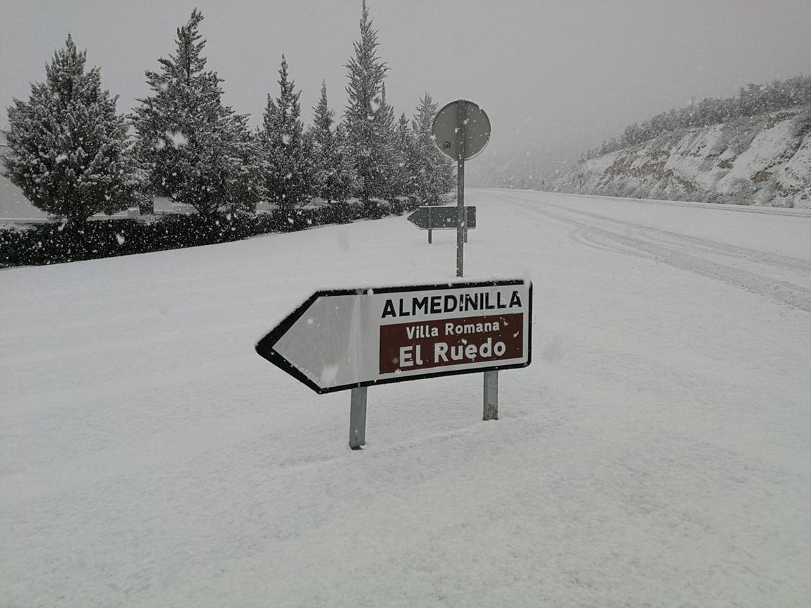 La primera nevada del año en Córdoba, en imágenes