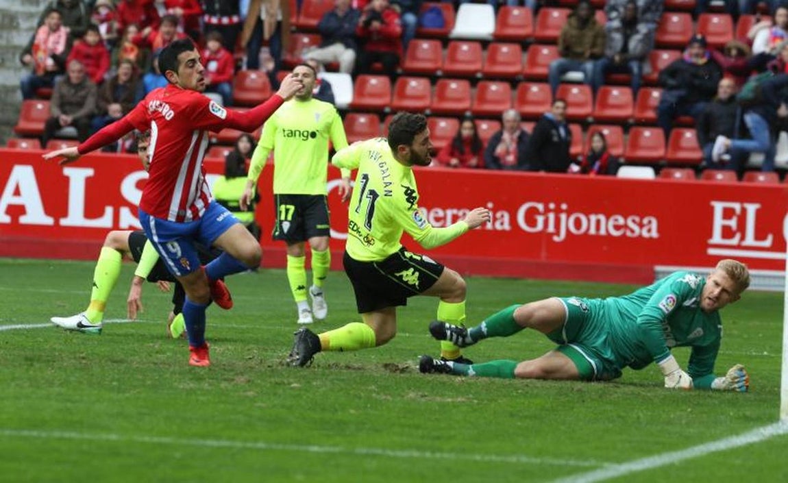El Sporting de Gijón-Córdoba CF, en imágenes