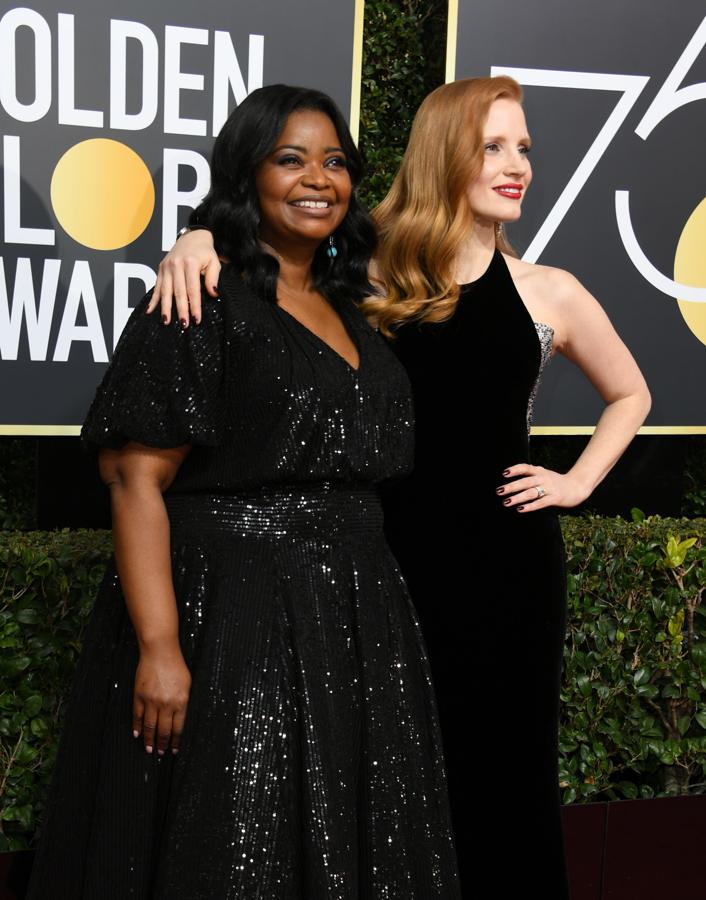 Jessica Chastain y Octavia Spencer. 