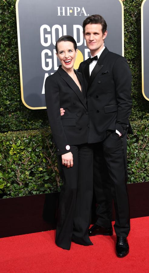 Claire Foy y Matt Smith. 