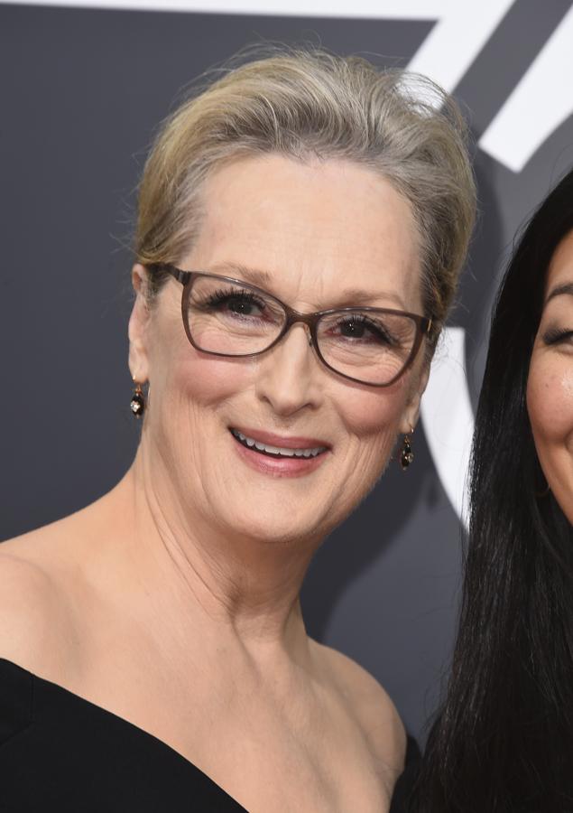 Meryl Streep. La actriz eligió piezas de Fred Leighton de onix con diamantes engarzados en oro