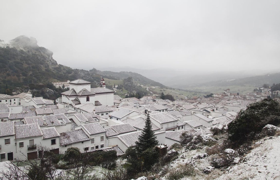 FOTOS: la nieve cubre la Sierra de Cádiz