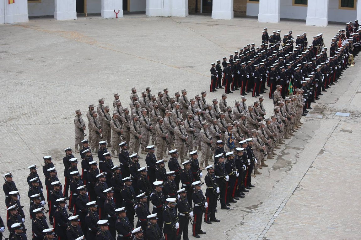 Despedida en el Tercio de Armada a los infantes de Marina que parten a Mali