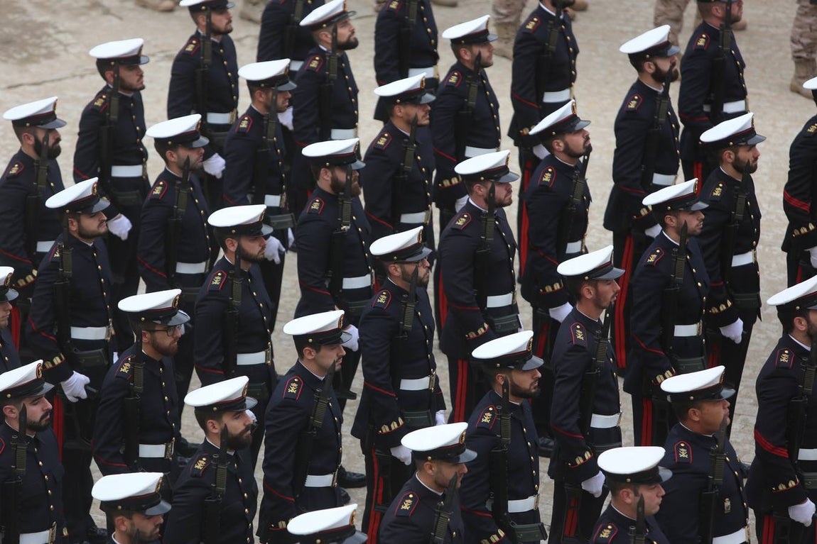 Despedida en el Tercio de Armada a los infantes de Marina que parten a Mali