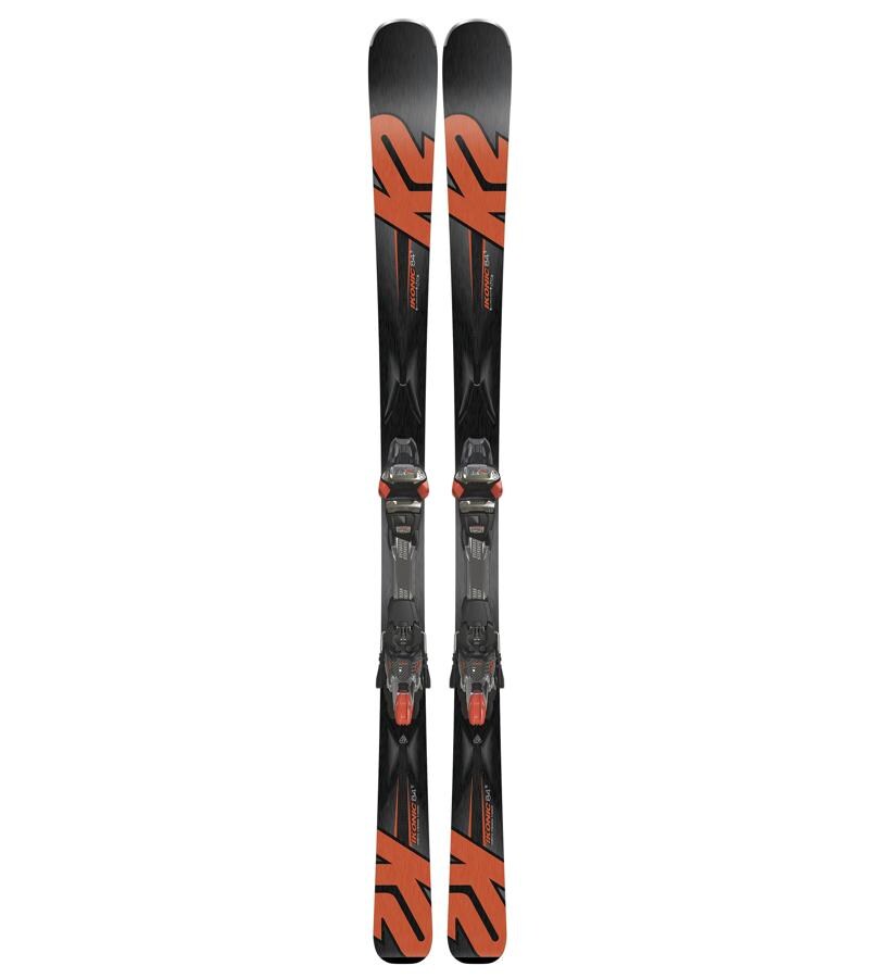Esquís. El modelo iKonic 84i es una muy buena opción para practicar esquí en la montaña porque facilita la toma de control gracias a su placa metálica en forma de T. Cuestan 1300 euros