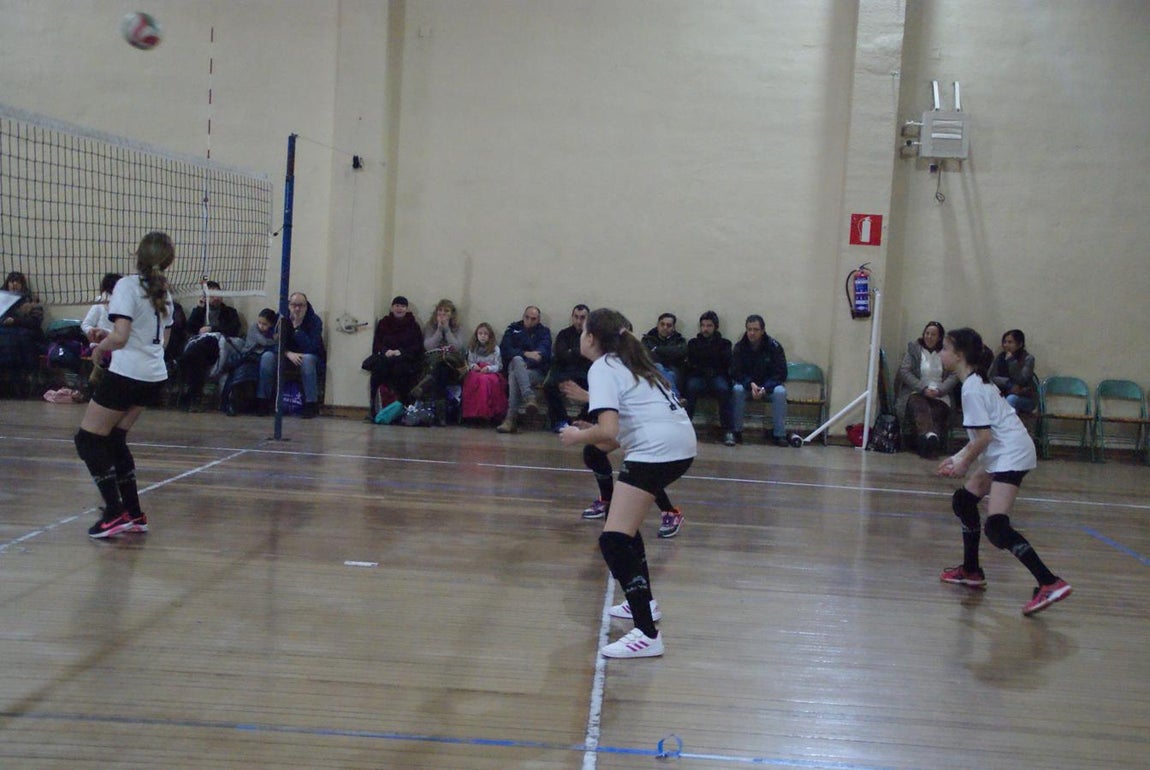 Las mejores imágenes del partido de voleibol alevín mixto entre Rafaela Ybarra y La Salle San Rafael