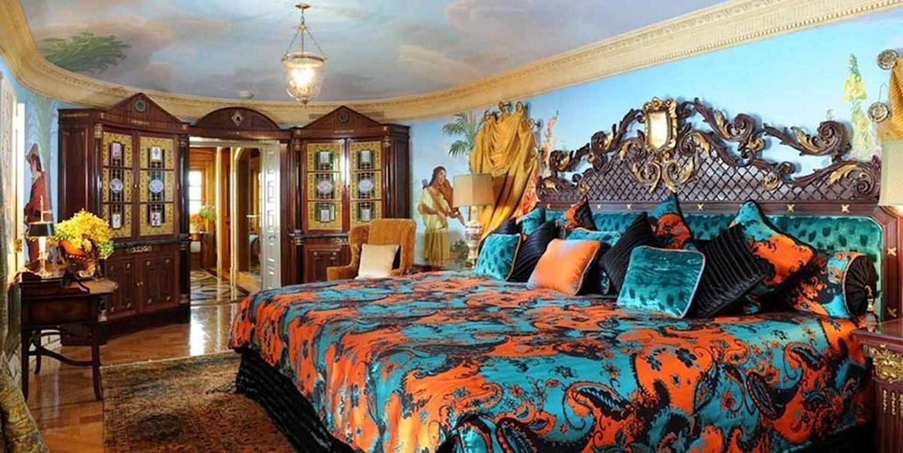 Suite La Villa. Era el dormitorio de Versace, la estancia más emblemática del complejo
