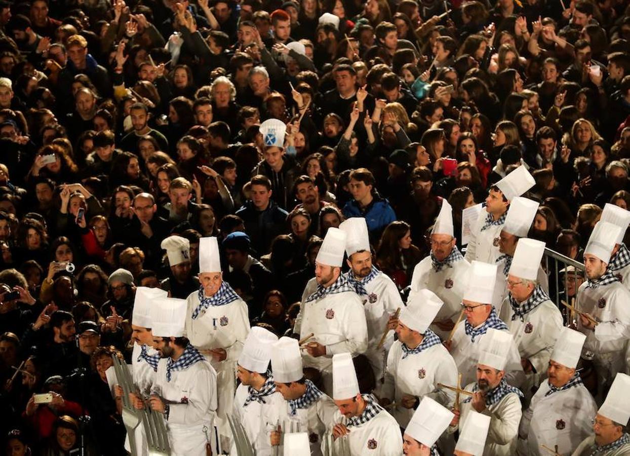 Las mejores imágenes de la tamborrada de San Sebastián