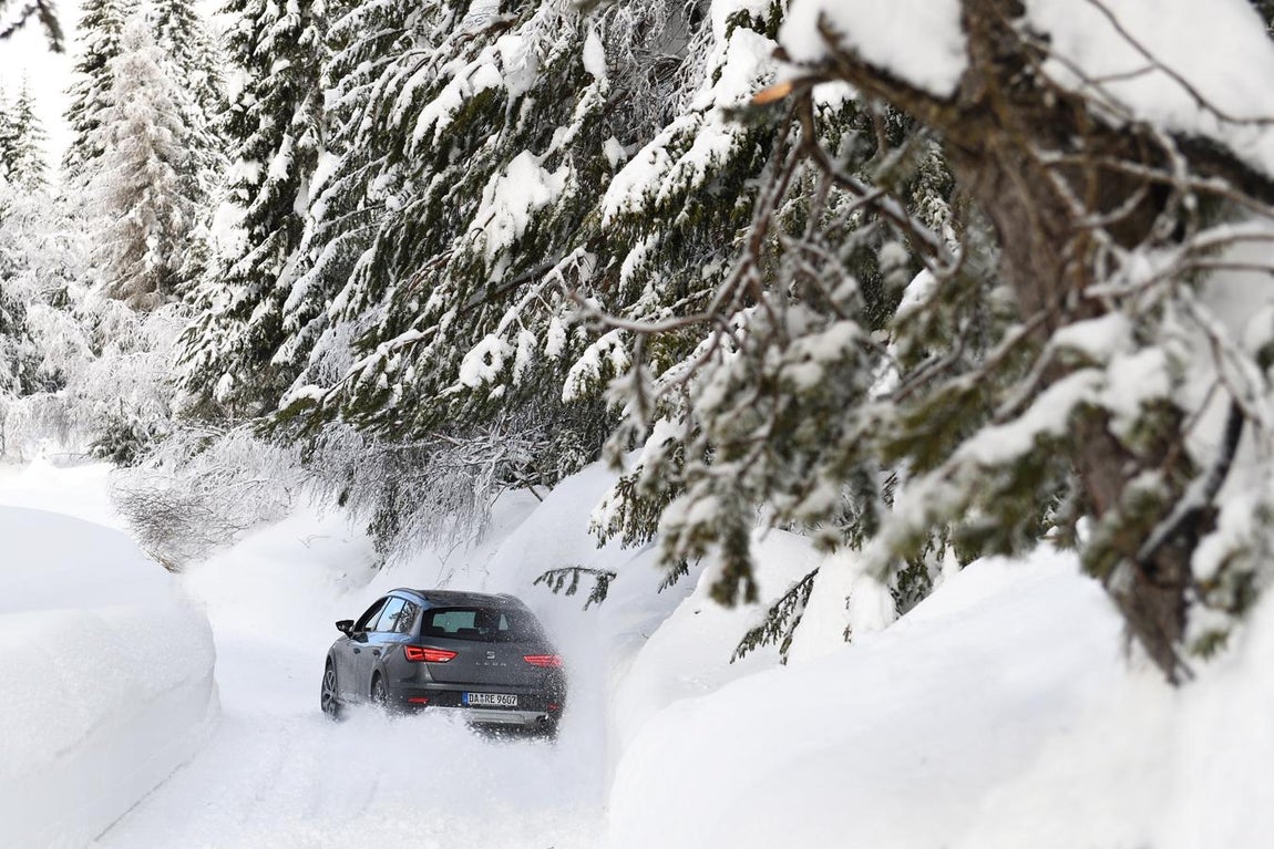 Fotogalería: el Ateca y el León X-Perience y Cupra, a prueba en la nieve