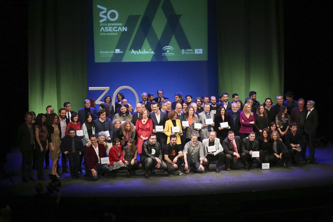Gala de entrega de los premios Asecan del cine andaluz