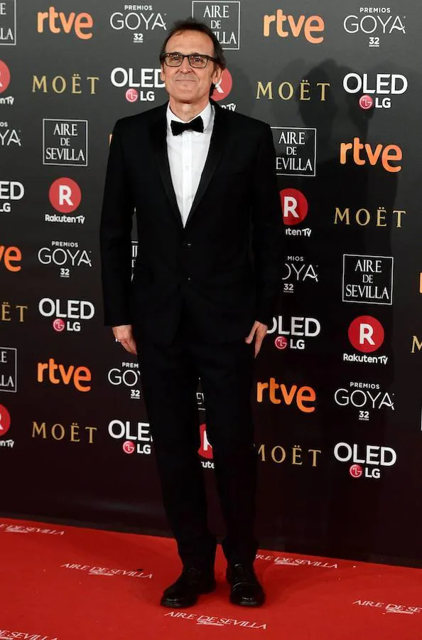 La alfombra roja de los Goya 2018, en imágenes. El compositor Alberto Iglesias, nominado a Mejor Música Original  por «La cordillera»