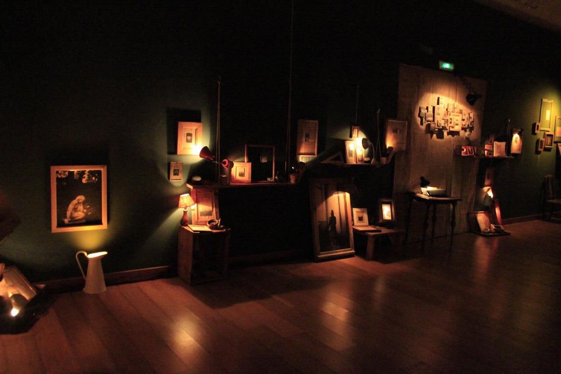 Juanan Requena, en el Museo de Santa Fe