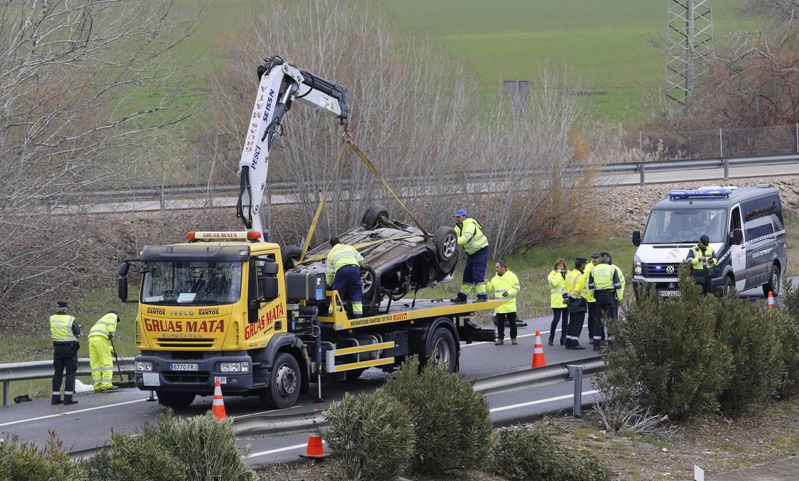 Las imágenes del accidente mortal en la A4 de Córdoba