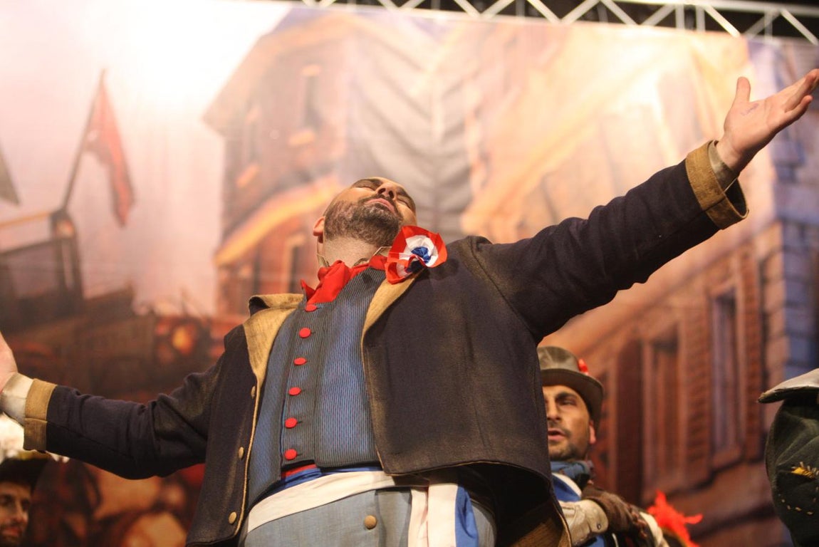 FOTOS: comparsa 'Pueblo llano' en Semifinales del COAC 2018