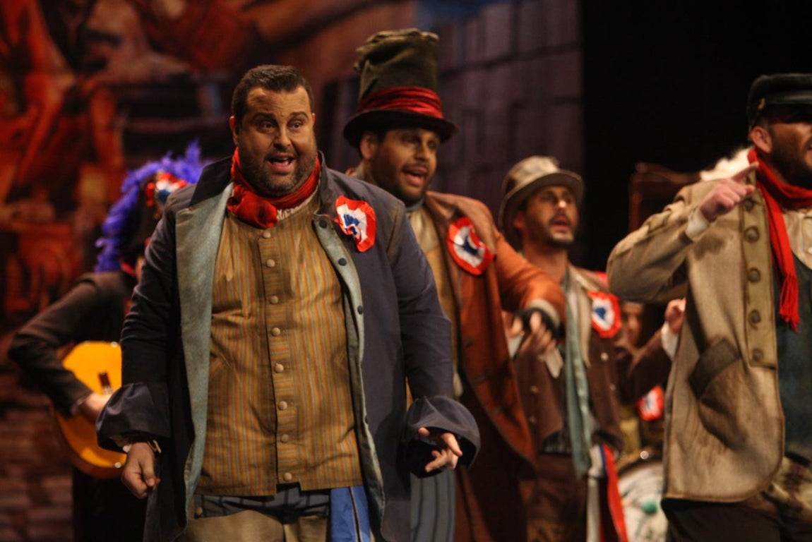 FOTOS: comparsa 'Pueblo llano' en Semifinales del COAC 2018