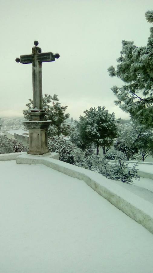 En imágenes, la nieve puebla el sur de la provincia de Córdoba