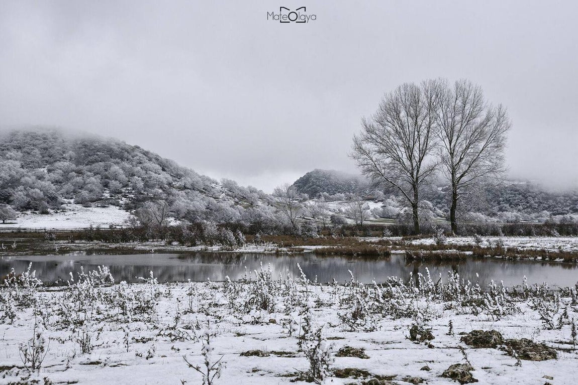 En imágenes, la nieve puebla el sur de la provincia de Córdoba