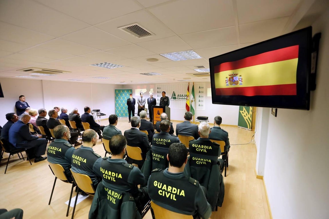 El homenaje de Asaja Córdoba a la Guardia Civil, en imágenes