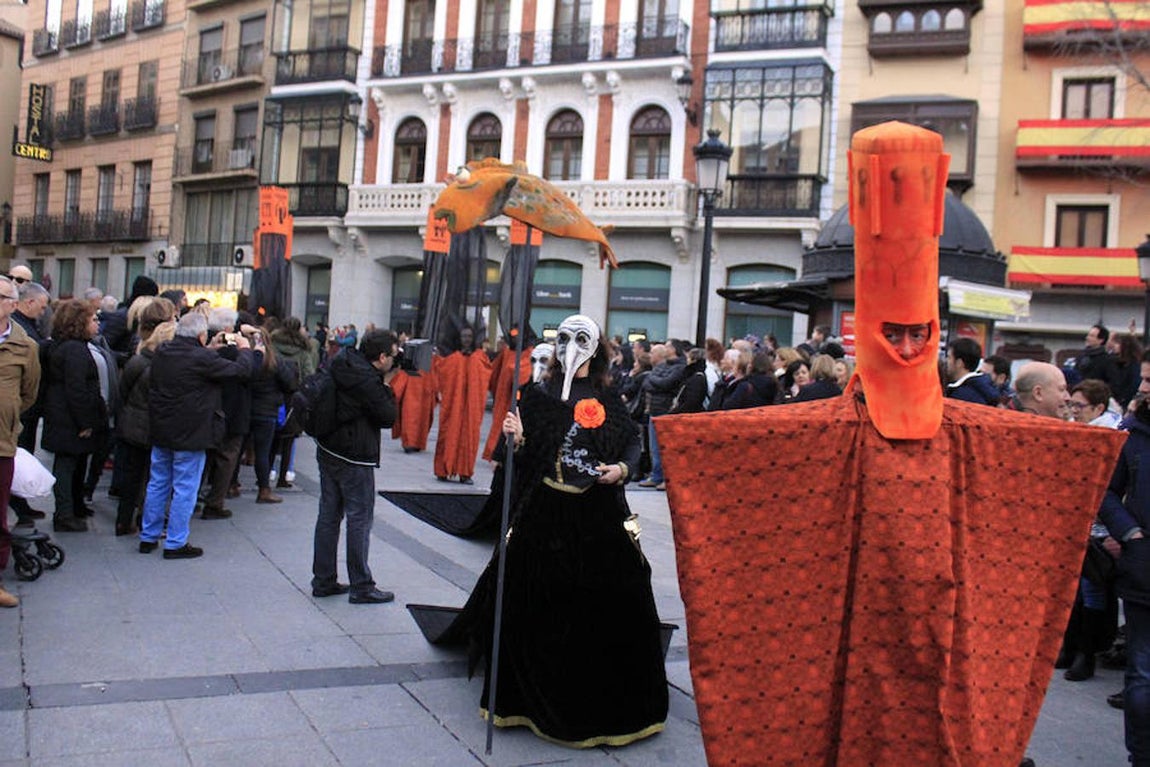 Entierro de la sardina en Toledo. Fotografía: LUNA REVENGA
