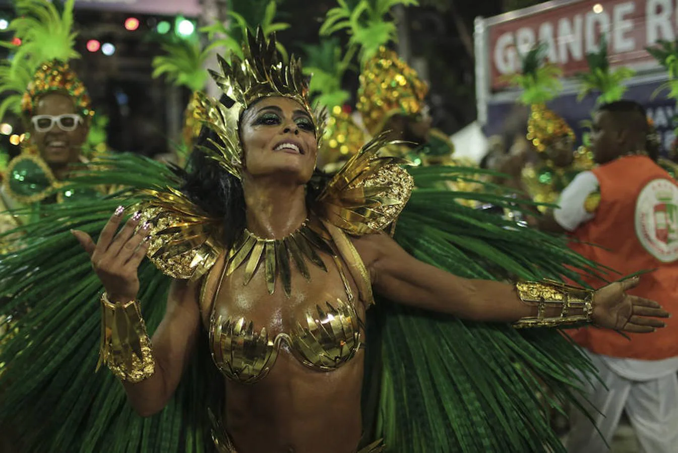 Celebración del carnaval en Río de Janeiro. 