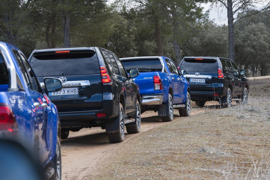 Fotogalería: Toyota Land Cruiser e Hilux 2018, prueba Off-Road