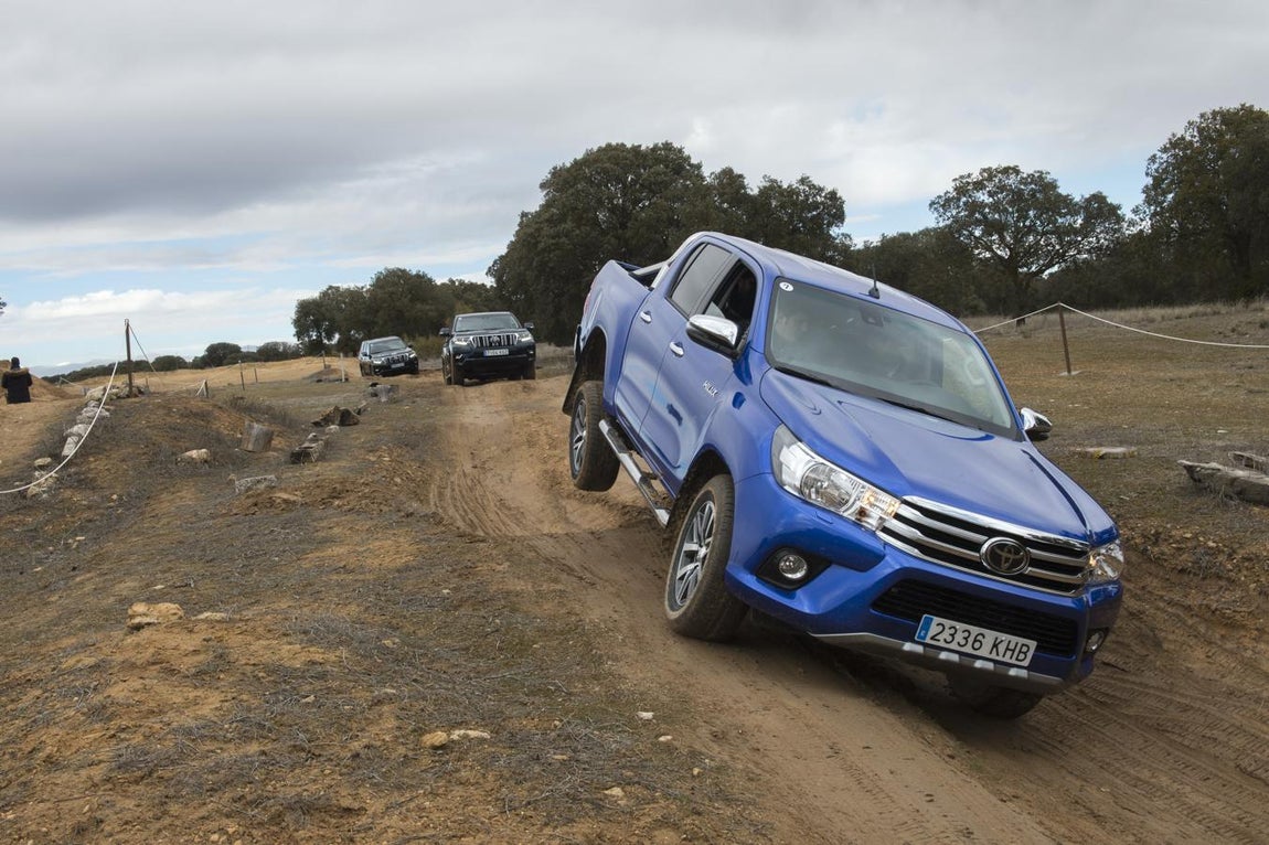 Fotogalería: Toyota Land Cruiser e Hilux 2018, prueba Off-Road