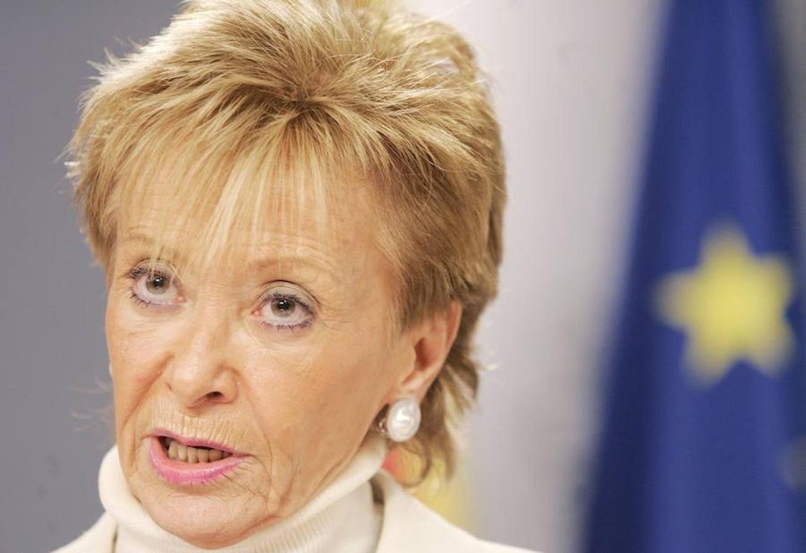 María Teresa Fernández de la Vega no cambió su imagen mientras fue vicepresidenta del Gobierno de Zapatero. 