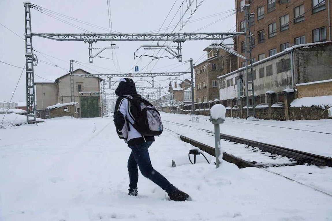 Nevada impresionante en Cantabria. 