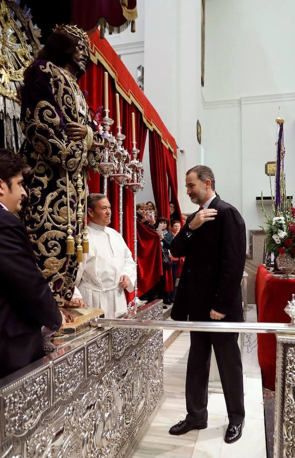La visita de Don Felipe a la Basílica de Jesús de Medinaceli en Madrid, en imágenes. 