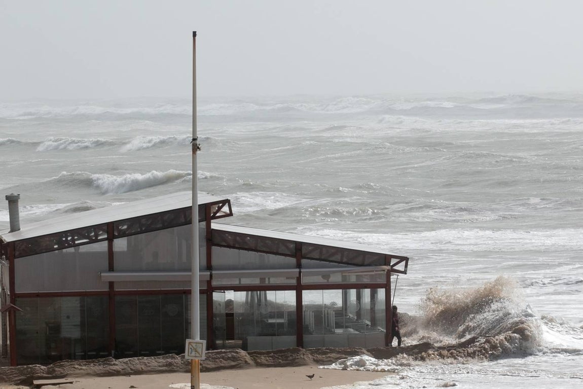 Las impresionantes imágenes que deja el temporal