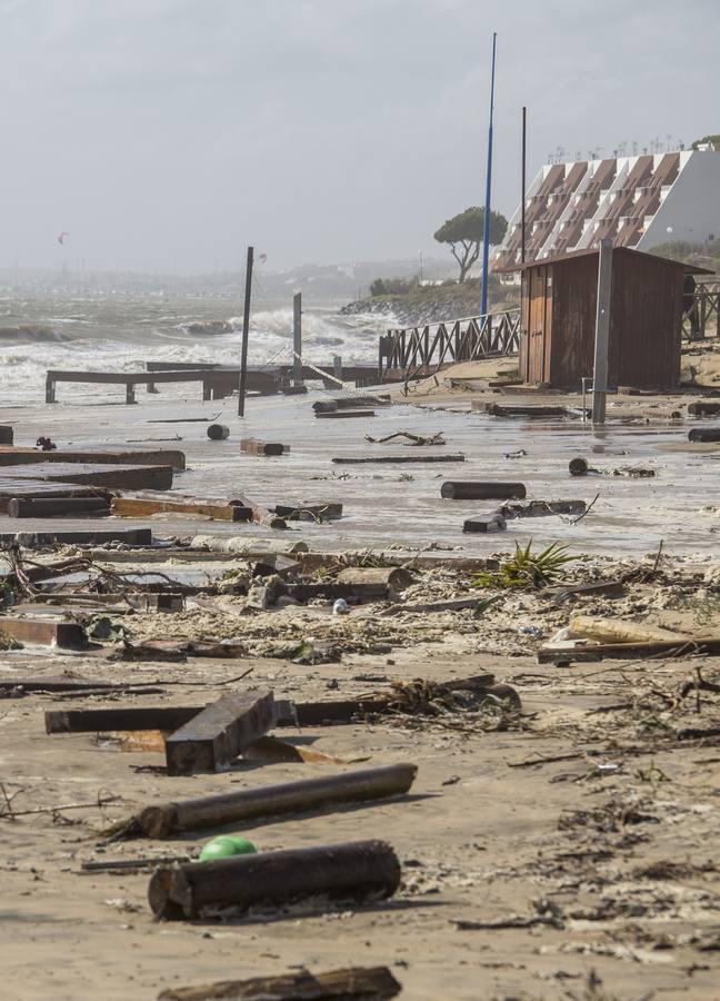 Las impresionantes imágenes que deja el temporal