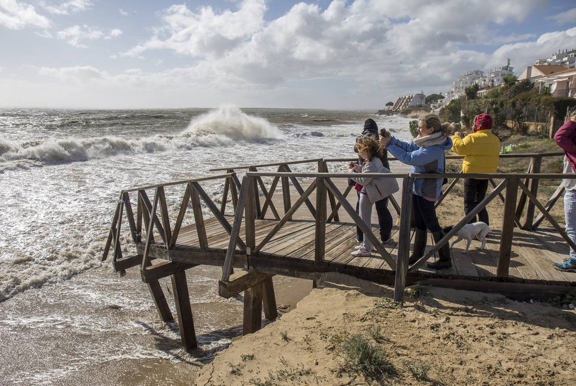 Las impresionantes imágenes que deja el temporal