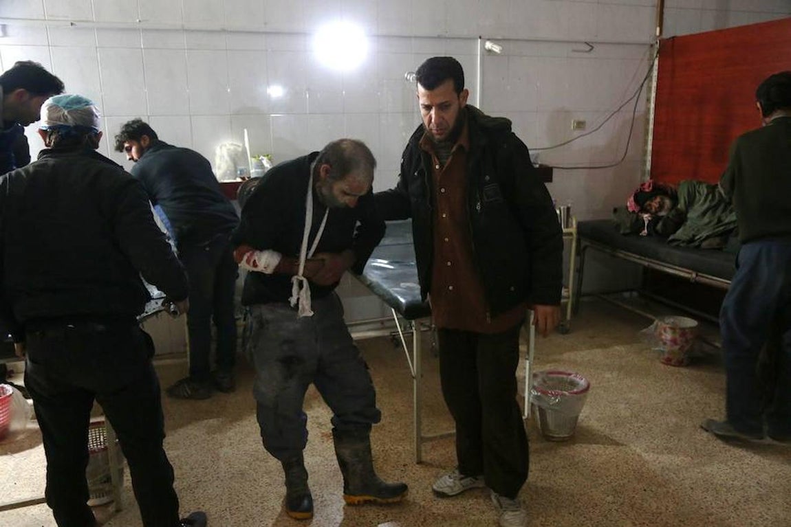 Los niños no escapan del horror de la guerra en Guta Oriental (Siria)