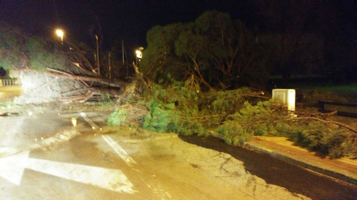 Un tornado arrasa Puerto Sherry