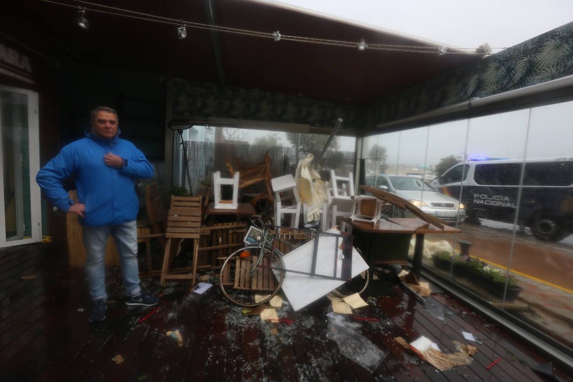 Así está Puerto Sherry después del tornado